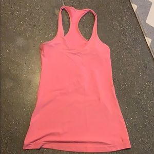 Lululemon coral cool racer back sz 8